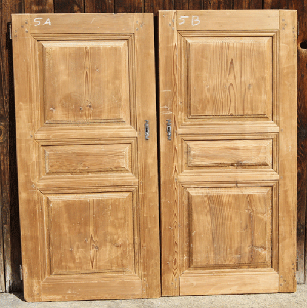 Portes vieux bois 5A 5B