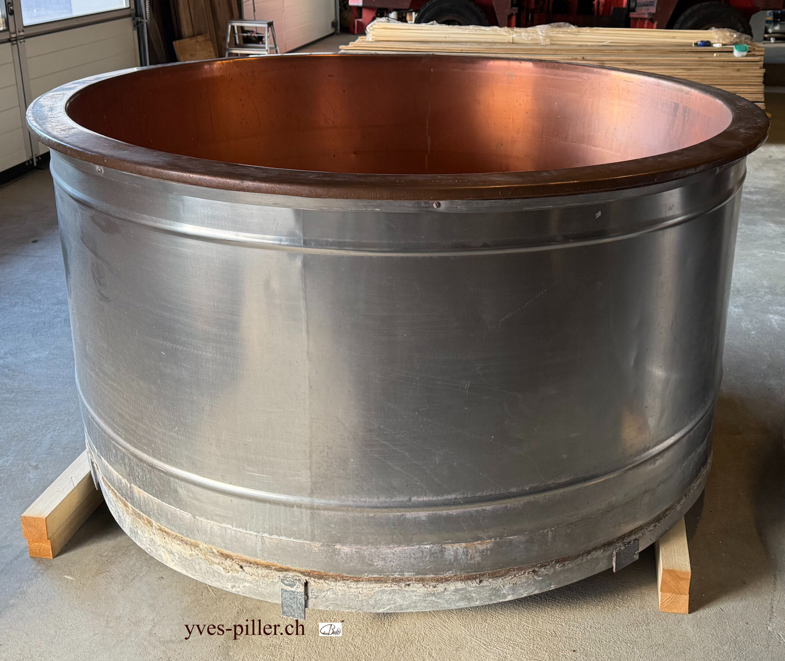 2 Cuves en cuivre